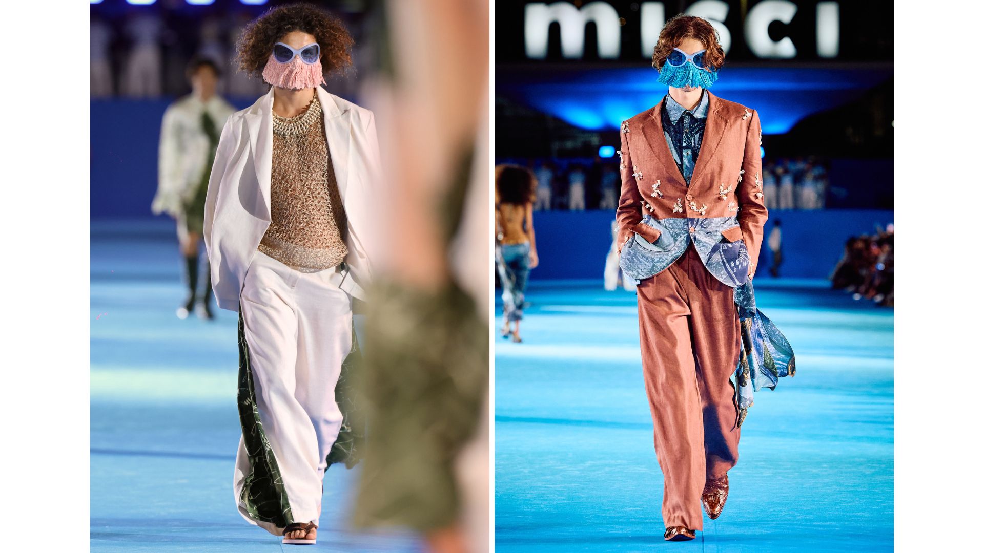 Looks alfaiataria oversized da grife Misci (Fotos: Brazil News/Agência Fotosite)