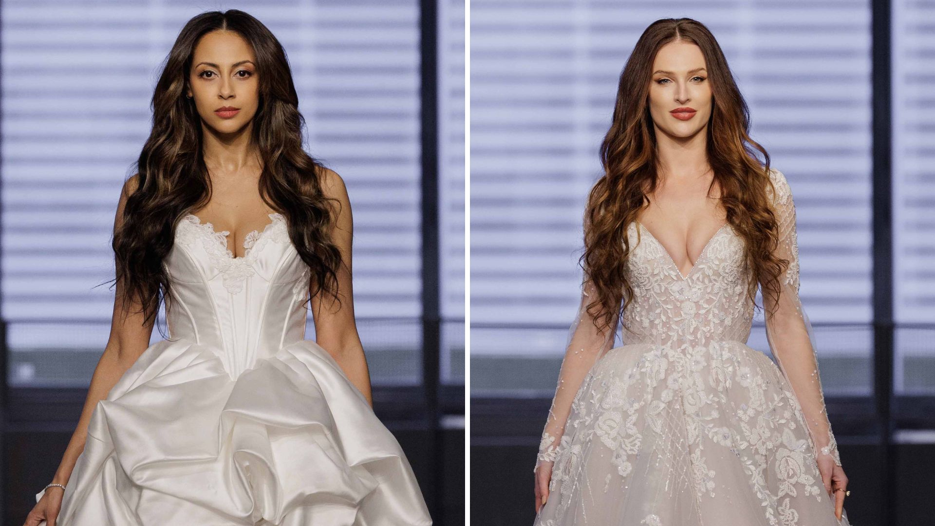 Cabelos soltos e levemente cacheados no desfile de Hayley Paige (Foto: Divulgação)