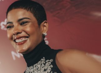 Com cabelo curtíssimo, Bella Campos aposta em vestido Balmain de R$ 15,7 mil no Prêmio Sim à Igualdade Racial; veja mais looks Bella Campos (Foto: Lilo Oliveira/Divulgação)
