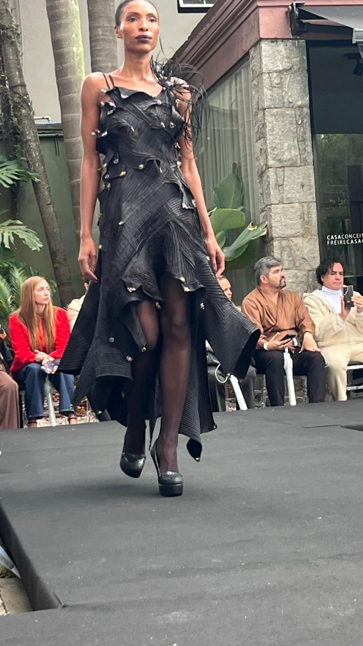 Desfile de Lino Villaventura (Foto: Rosângela Espinossi)