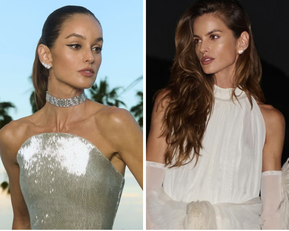 Izabel Goulart em Cannes e dia 1º de janeiro (Foto: Reprodução/Instagram)