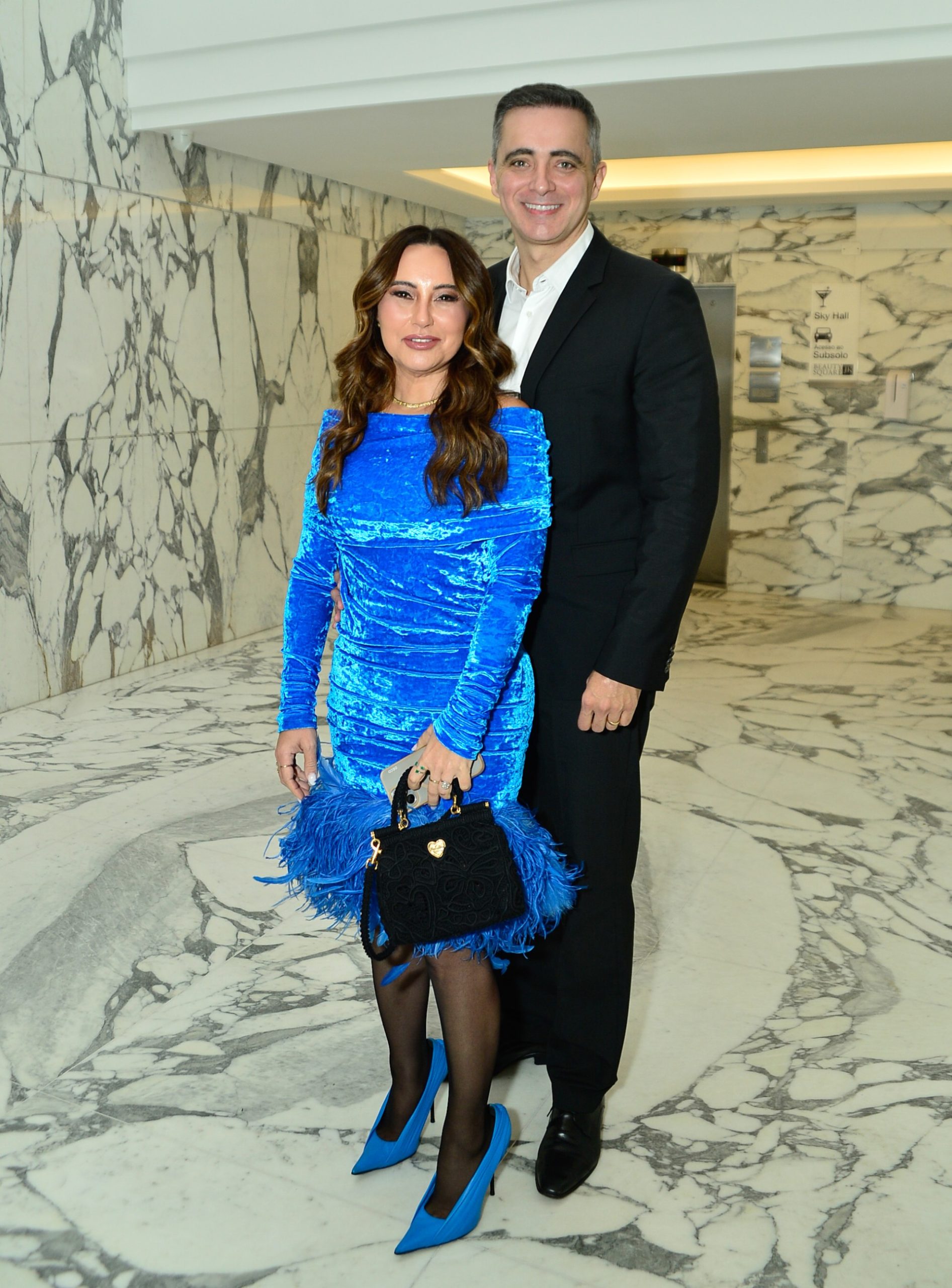 Karina Sato e Felipe Abreu (Foto: Eduardo Martins/Brazil News)