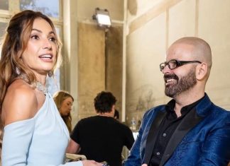 Marcello Costa assina beleza de Patrícia Poeta e mais brasileiras em Cannes. Apresentadora receberá homenagem na Riviera Francesa Patrícia Poeta e Marcello Costa na última edição da Alta Costura de Paris (Foto Joy Strotz/Divulgação)