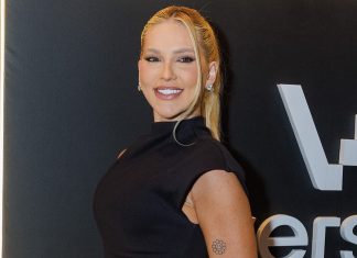 Virgínia básica, Deborah Secco de P&B e Patrícia Poeta de vestido que diminui a silhueta: vejas famosas em evento de plataforma de IA Virgínia (Clayton Felizardo/Brazil News)