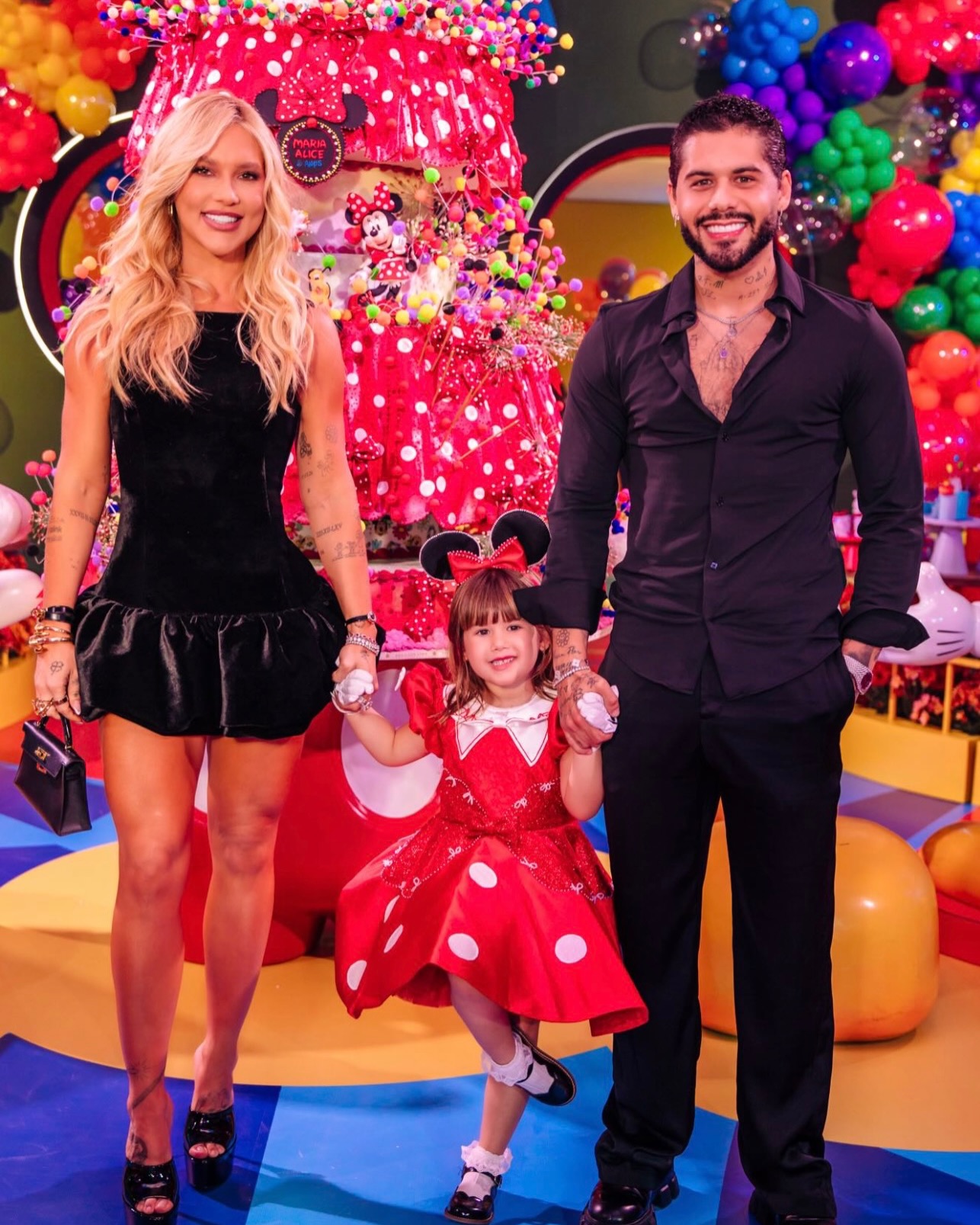 Virgínia, Zé Felipe e Maria Alice (Foto: Reprodução/Instagram)
