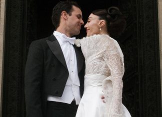 Casamentos de Elisa Zarzur, Dua Lipa e realeza britânica movimentam fim de semana: veja detalhes dos vestidos de noiva Elisa Zarzur e Alexandre Negrão (Foto: Lufz/Divulgação)