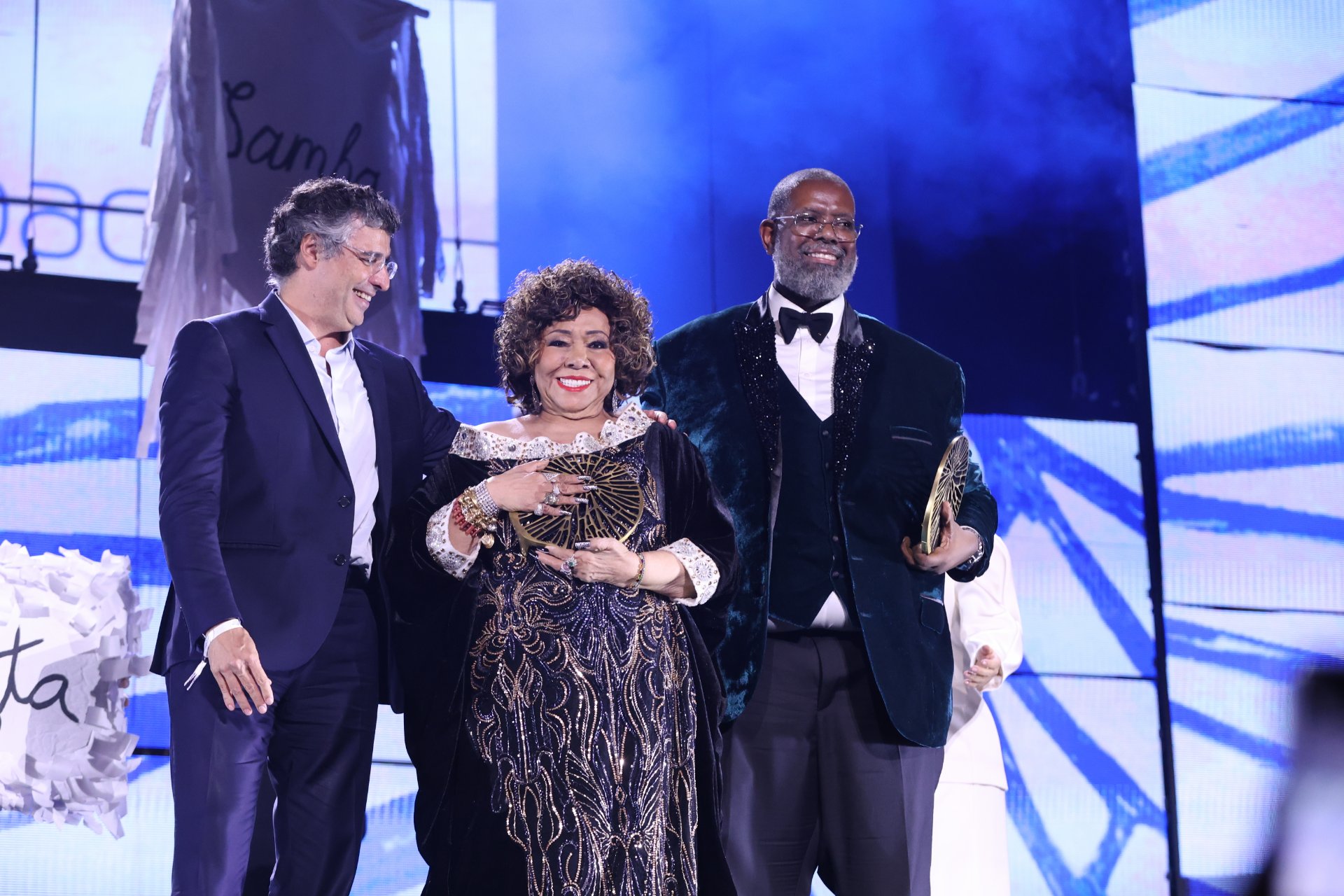 Alcione e Péricles (Foto: Daniel Pinheiro/Brazil News)