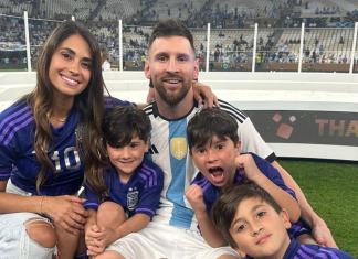 WAGs na Copa do Mundo: desvende o estilo das esposas de Messi e Cristiano Ronaldo Antonela e Messi (Foto: @antonelaroccuzzo/Instagram/Reprodução)