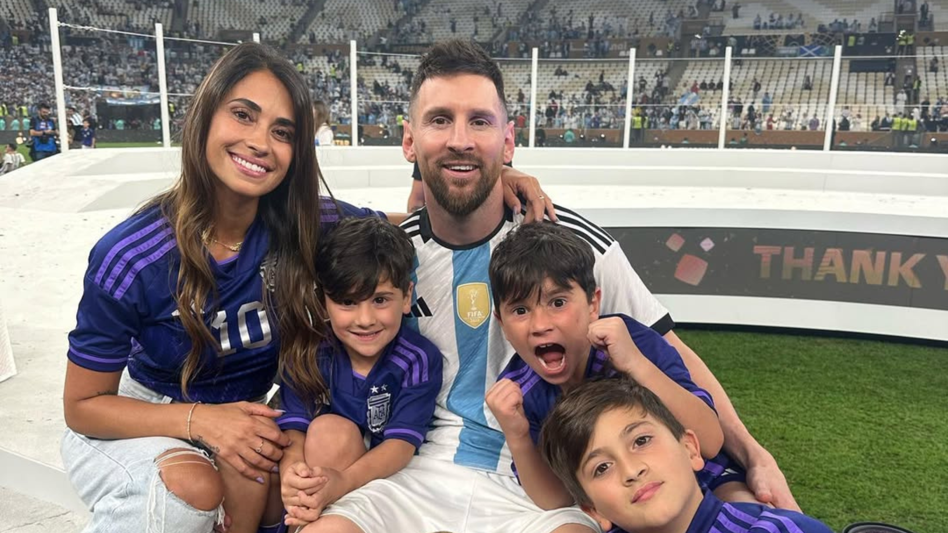 Antonela e Messi (Foto: @antonelaroccuzzo/Instagram/Reprodução)