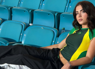 Jade Picon aposta em brasilcore com camiseta da marca dela em parceria com Amir Slama Jade Picon (Foto: @jadepicon/Instagram/Reprodução)