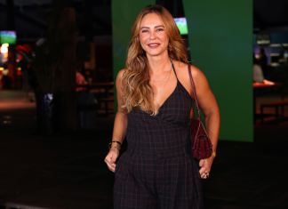 De calça aladim a vestido assimétrico: Paolla Oliveira e Agatha Moreira provam elegância do xadrez