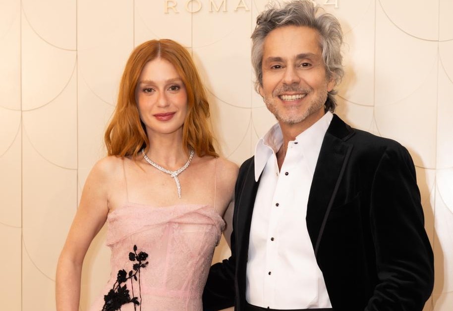 Marina Ruy Barbosa e Alexandre Nero (Foto:  Brazil News) 