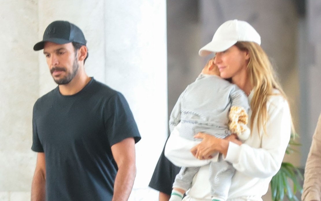 Gisele Bündchen e o marido Joaquim Valente (Foto: Victor Chapeta/Brazil News)