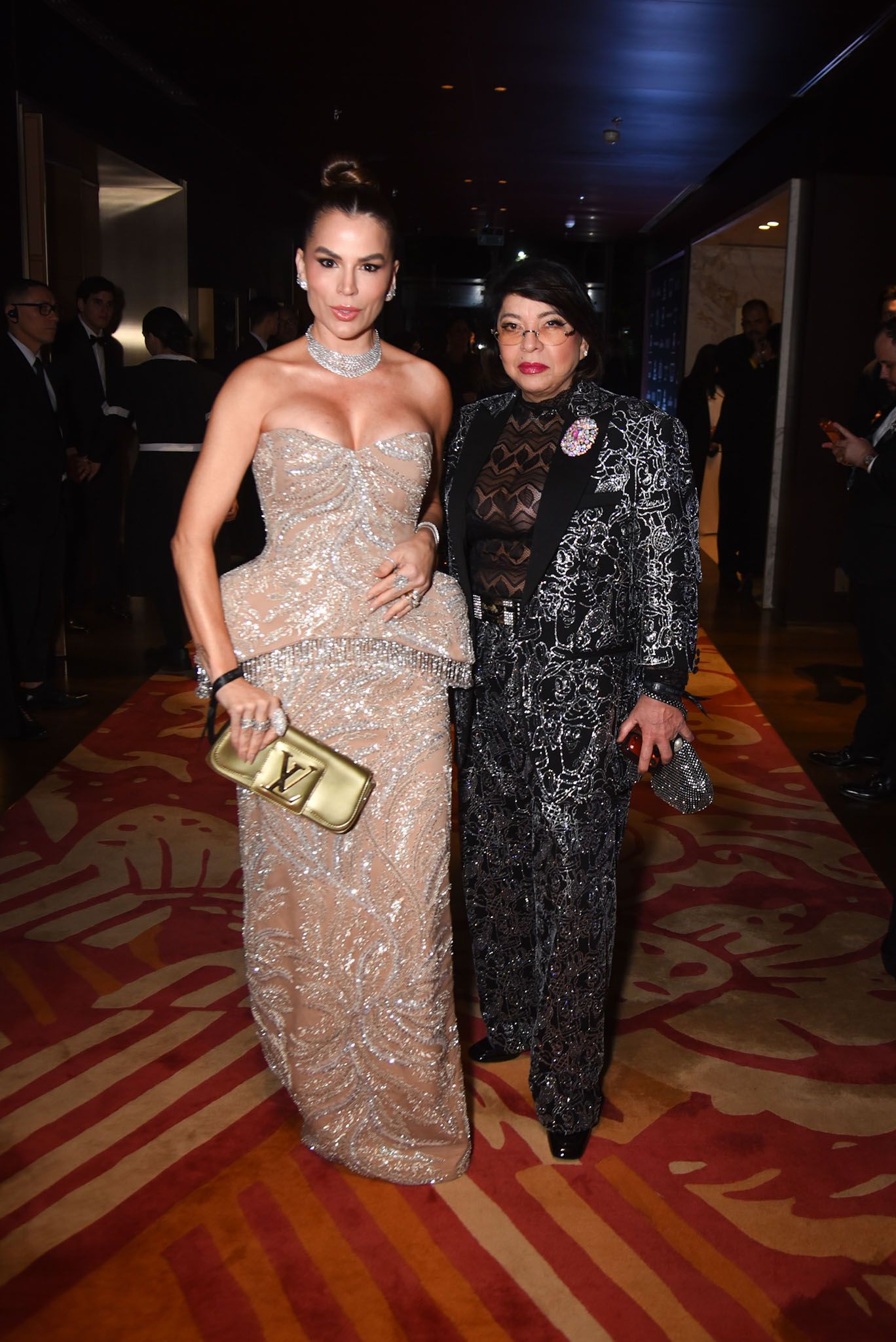 Roberta Miranda e a amiga Lidiane Campos (Foto: Andy Santana/Brazil News)