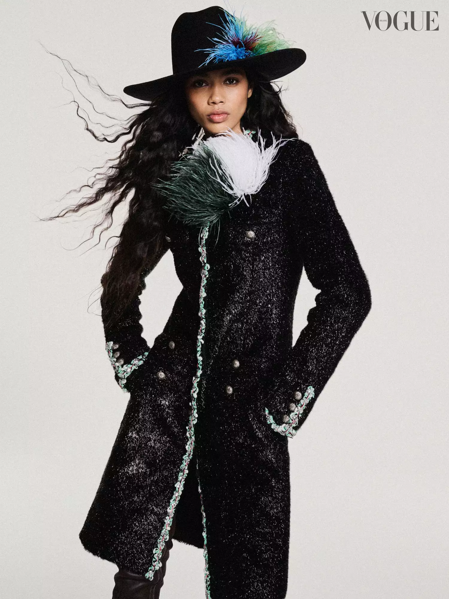Thalita Ferreira na Vogue Brasil de agosto de 2026 (Foto: Nicole Heiniger/Vogue Brasil/Divulgação)