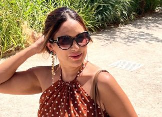 Do metrô à alta-costura: poá é a estampa queridinha do verão de Paris em vestidos, blusas, saias, shorts e acessórios Estampas de póas no verão de Paris (Foto: Rosângela Espinossi)