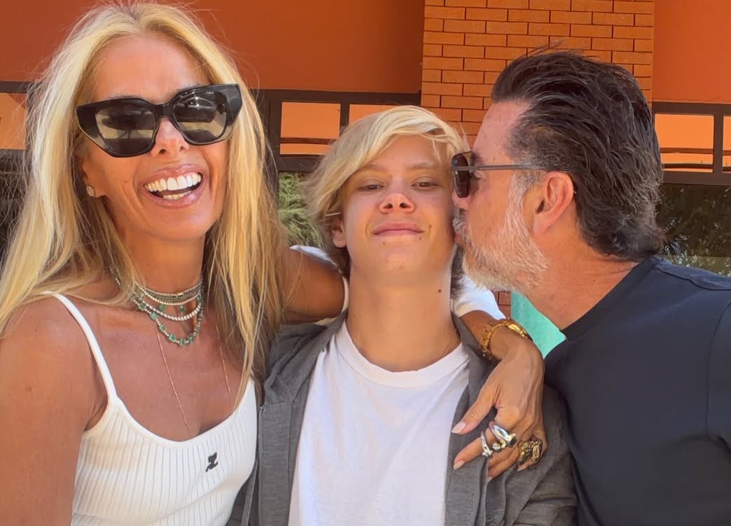 Adriane Galisteu, Vittorio e Alexandre Iodice (Foto: Repodução/Instagram)