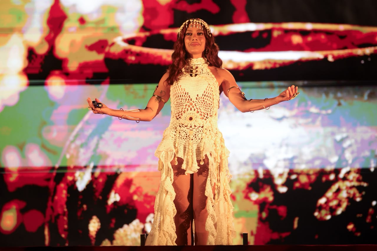 Anitta no show Equilibrivm em Porto Alegre (Foto: Lucas Ramos/Brazil News)
