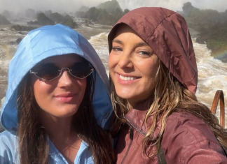 De tons terrosos a animal print: Rafa Justus e Ticiane Pinheiro esbanjam estilo em Foz do Iguaçu Rafa Justus e Ticiane Pinheiro (Foto: @ticipinheiro/Instagram/Reprodução)