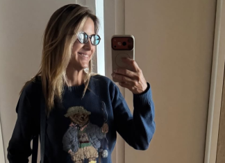 Ticiane Pinheiro prova ar fashion da tendência do suéter de ursinho para o inverno Ticiane Pinheiro (Foto: @ticipinheiro/Instagram/Reprodução)