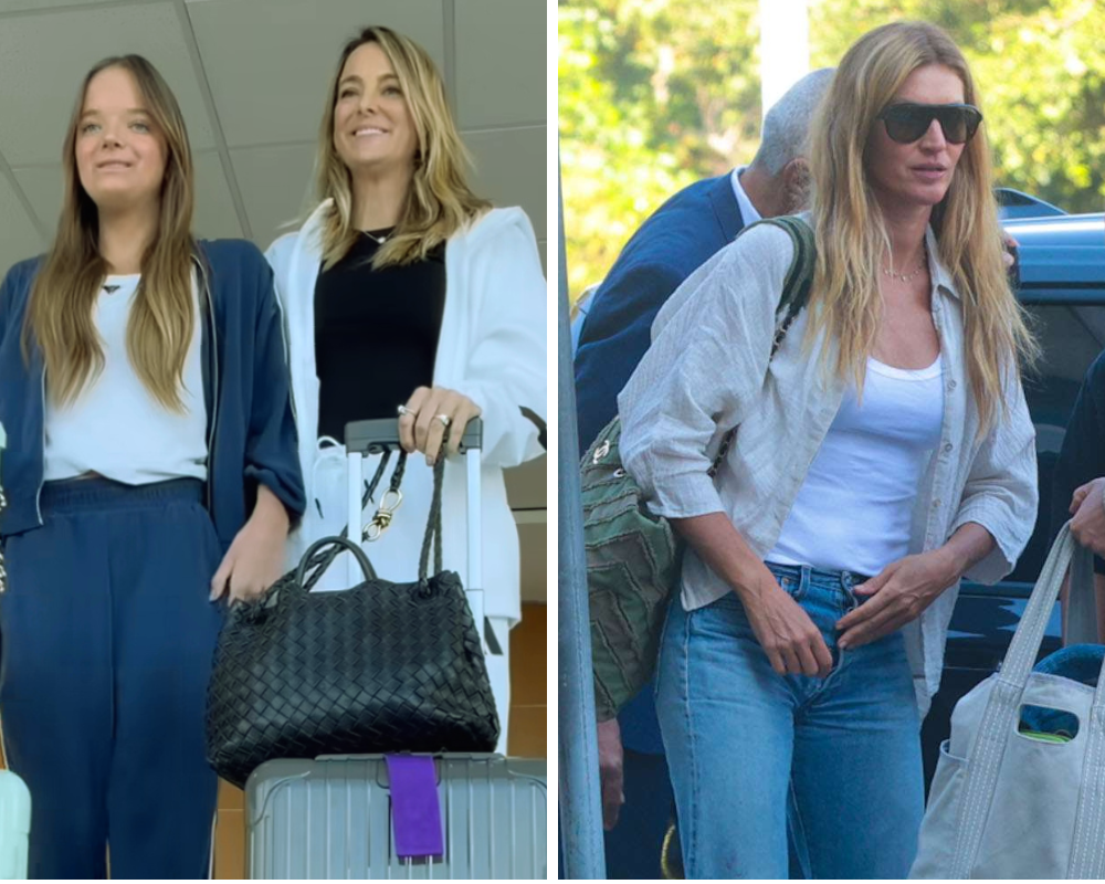 Rafa Justus, Ticiane Pinheiro e Gisele Bündchen com aerolooks (Foto: Reprodução/Instagram/Brazil News)