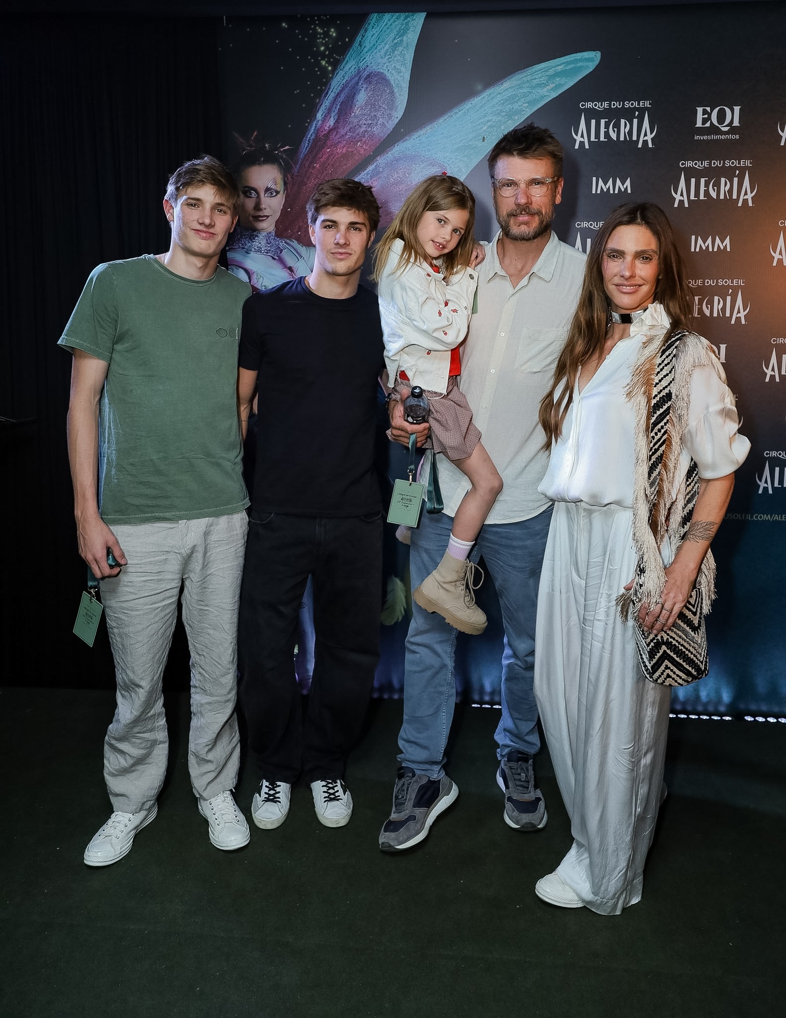 Fernanda Lima, Rodrigo Hilbert e filhos (Foto: Patricia Devoraes/Brazil News)