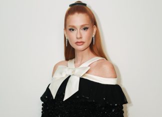 Da alta-costura a alfaiataria: 11 looks em P&B de Marina Ruy Barbosa, Flávia Alessandra e mais famosas no Vogue Celebra em Gramado Marina Ruy Barbosa (Foto: Brazil News)