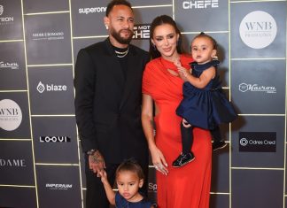 Leilão de Neymar: veja 15 looks de Bruna Biancardi, Ana Castela, Rafaella Santos e Claudia Leitte Neymar Jr., Bruna Biancardi, Mel e Mavie (Foto: Brazil News)