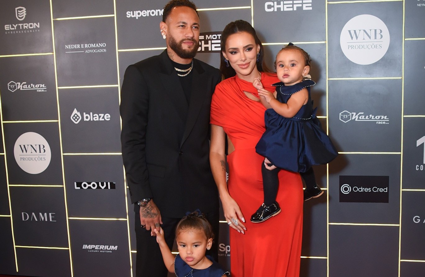 Neymar Jr., Bruna Biancardi, Mel e Mavie (Foto: Brazil News)