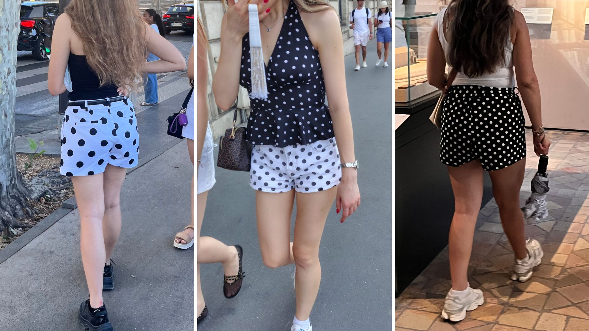 Estampas de poás no verão de Paris (Foto: Rosângela Espinossi)
