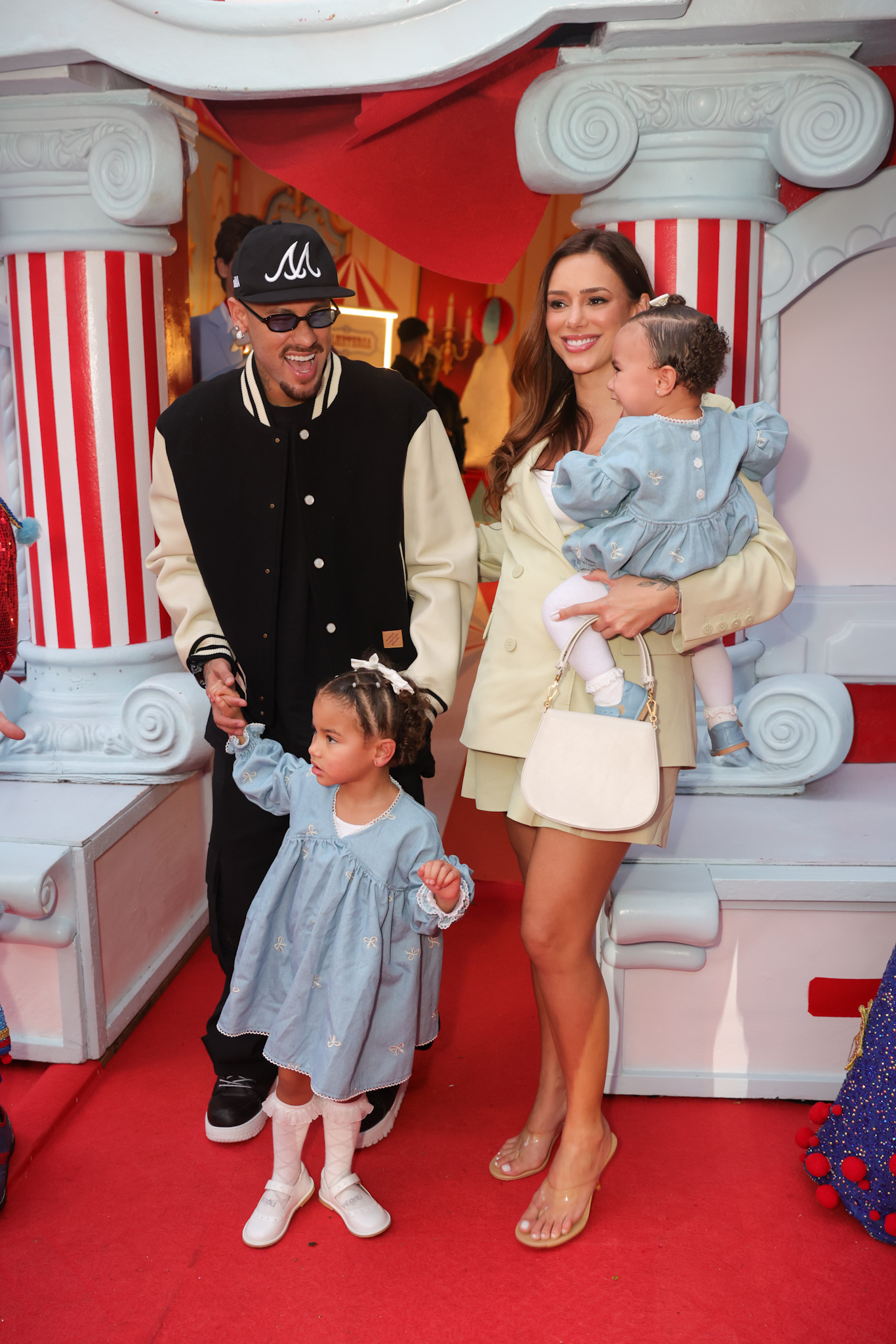Neymar, Bruna Biancardi, Mavie e Mel (Foto: Lucas Ramos/Brazil News)
