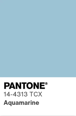 Pantone Aquamarine (Foto: Pantone/Reprodução)