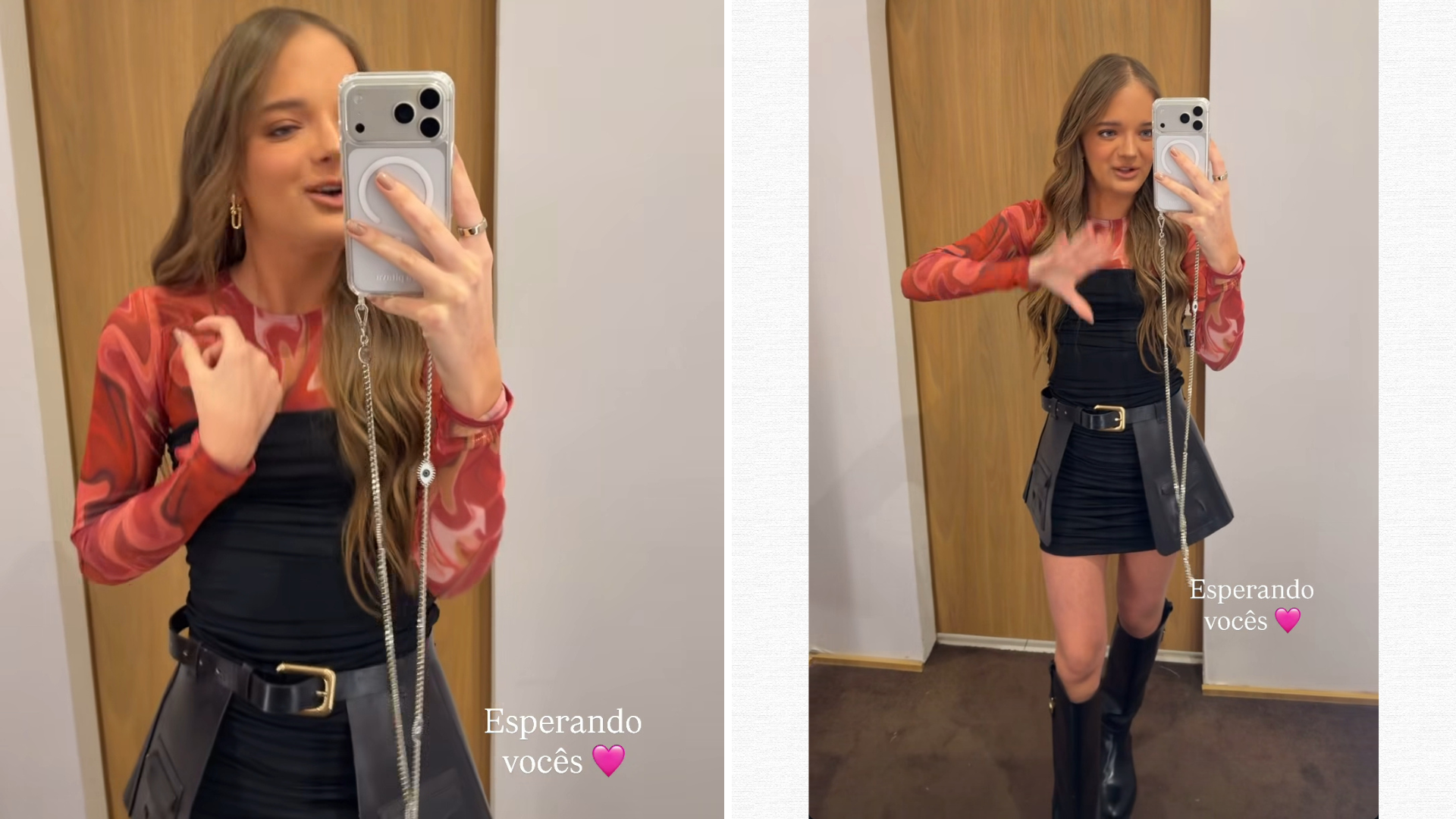 Fabiana Justus e Rafa Justus (Foto: @rafapinheirojustus/Instagram/Reprodução)