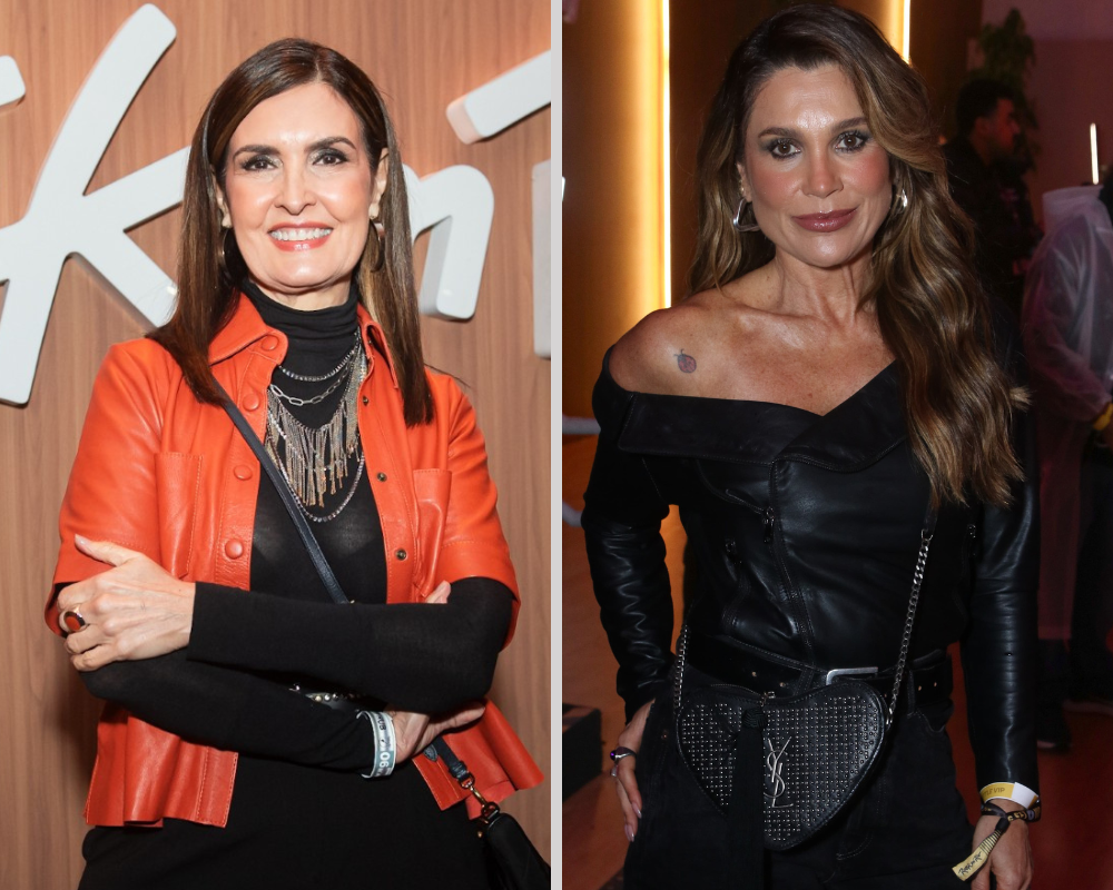 Fátima Bernardes e Flávia Alessandra (Fotos: Letycia Miller e André Moreira/Brazil News)