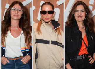 Deborah Secco aposta em jaqueta de R$ 24,7 mil no Rock in Rio; veja looks de Giovanna Antononelli, Fátima Bernardes e mais famosas Giovanna Antonelli, Deborah Secco e Fátima Bernardes (Foto: Brazil News)