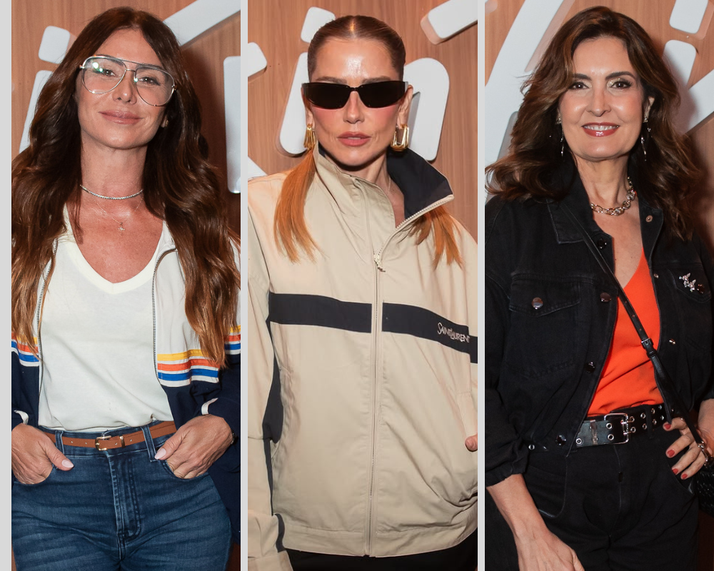 Giovanna Antonelli, Deborah Secco e Fátima Bernardes (Foto: Brazil News)