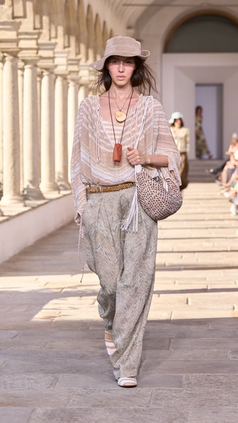 Desfile Missoni primavera-verão 2027 (Foto: Reprodução/Instagram/@missoni)