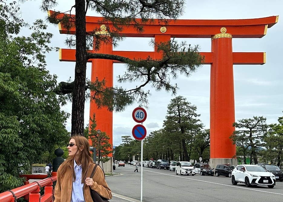 Sasha em Kioto em 2024 (Foto: Reprodução/Instagram)