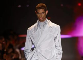 De cortador de cana para as passarelas: mineiro de 19 anos fez sua estreia na moda durante o SPFW Berg para Dendezeiro (Foto: Thinkers Models/Divulgação