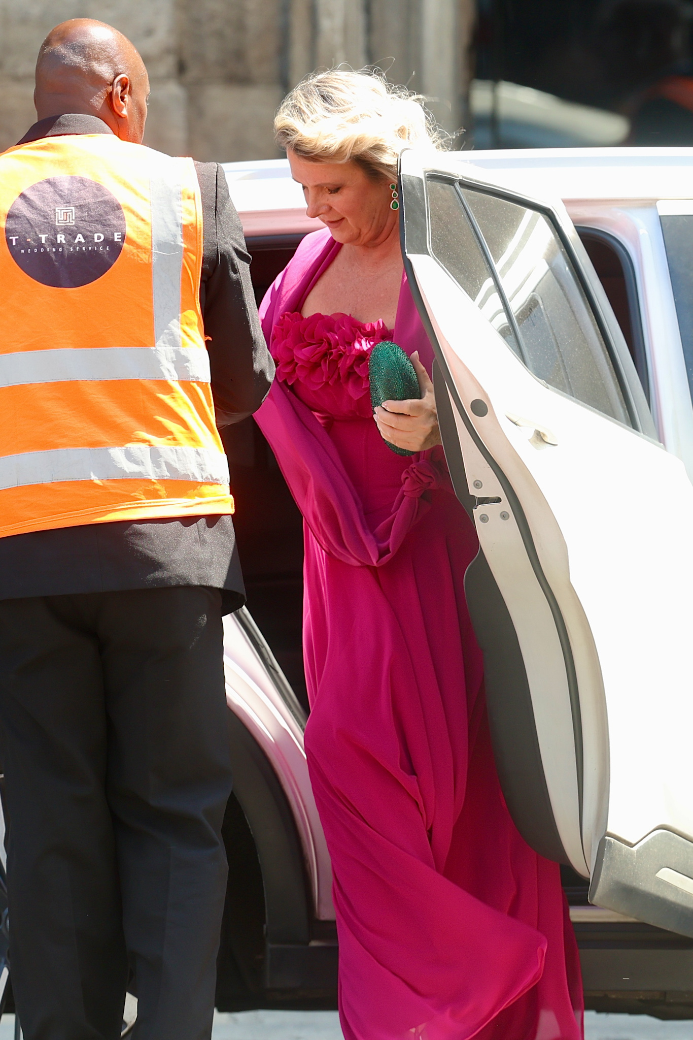 Convidada do casamento de Giulia Be e Conor Kennedy (Foto: Brazil News)