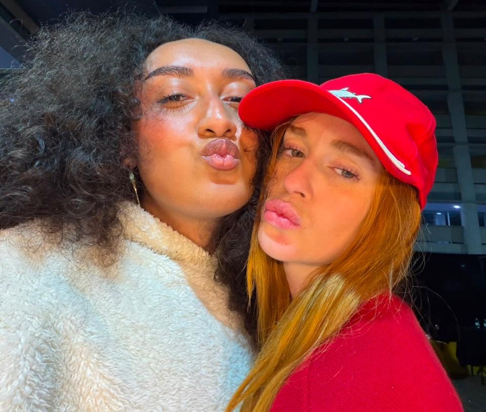 Raphaella Gomez e Marina Ruy Barbosa como Suzane, para Tremembé (Foto: Acervo Pessoal)