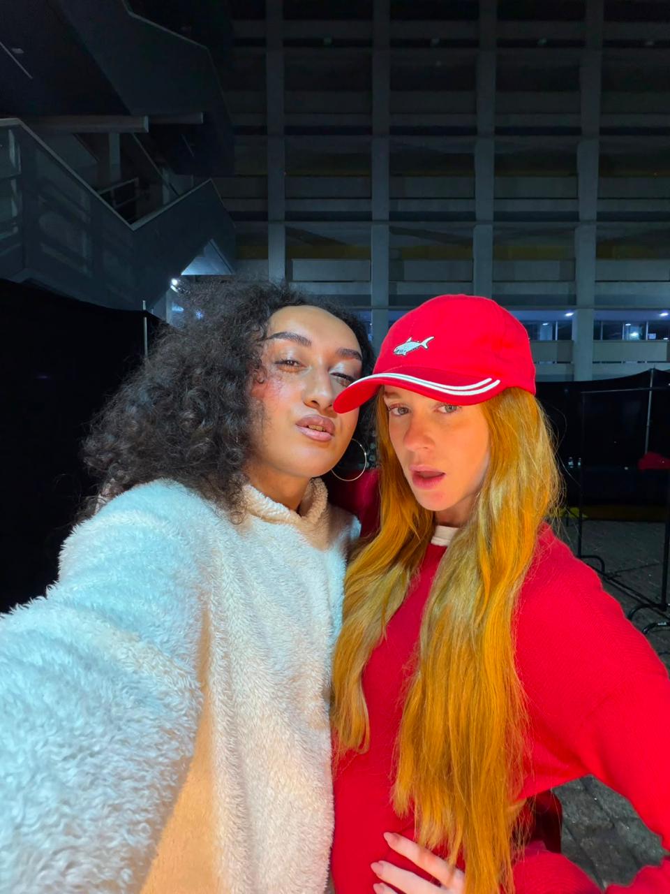 Raphaella Gomez e Marina Ruy Barbosa como Suzane, para Tremembé (Foto: Acervo Pessoal)