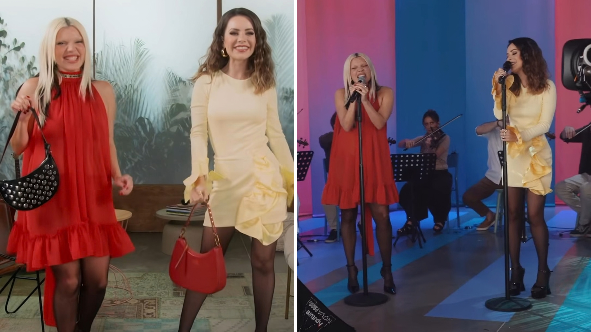 Duda Beat e Sandy (Foto: @sandyoficial/@multishow/Instagram/Reprodução)