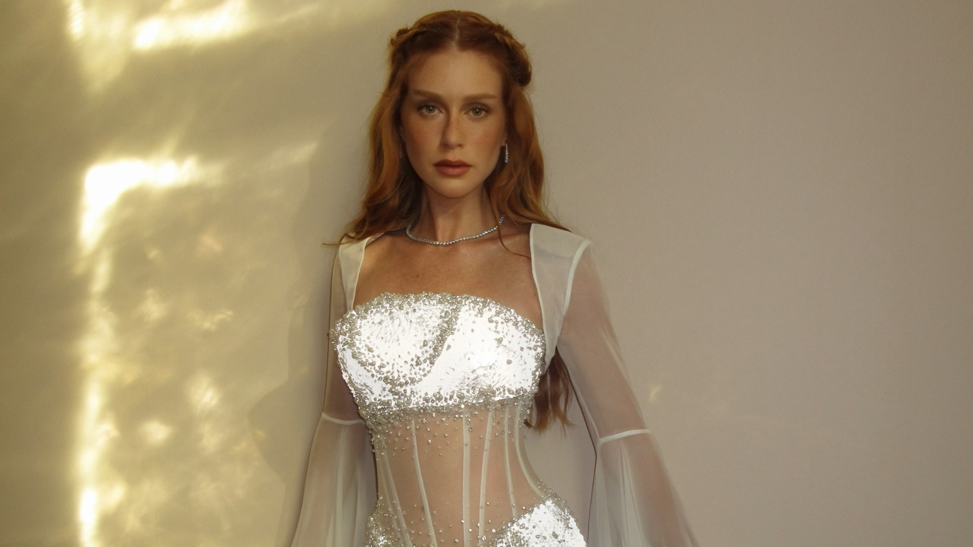 Marina Ruy Barbosa de vestido branco (Foto: @marinaruybarbosa/Instagram/Reprodução)