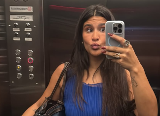 Giulia Costa vai ao SPFW com bolsa de grife que ganhou da mãe e fala sobre nepo baby: ‘acho que privilégio não exclui desejos, vontades, sonhos e correr atrás do seu’ Giulia Costa (Foto: @giuliacosta/Instagram/Reprodução)