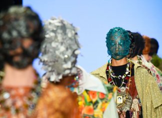 SPFW: Martins homenageia grandes estilistas com maximalismo e sobreposições Martins (Foto: Andy Santana/Brazil News)