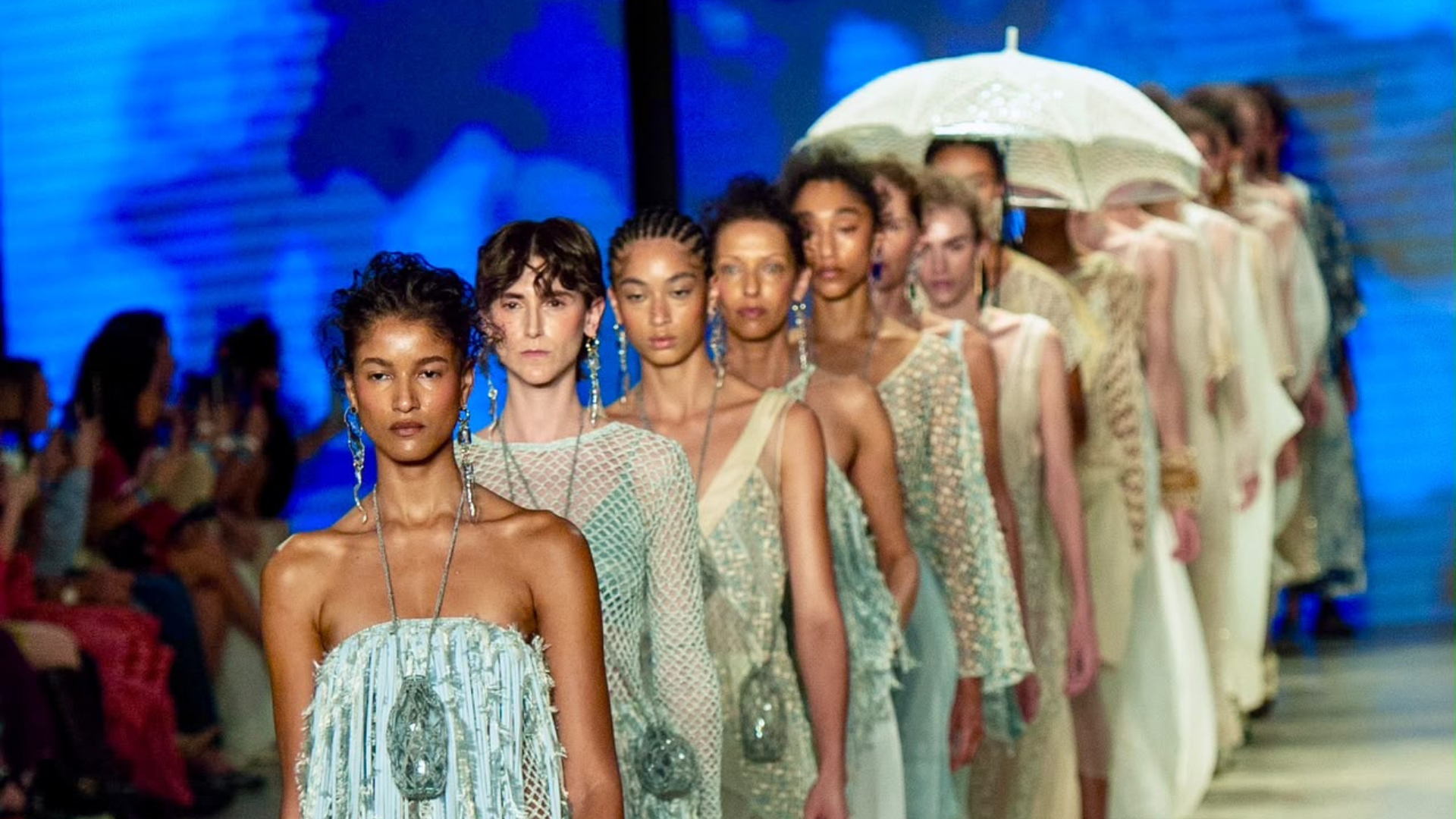 Catarina Mina no SPFW (Foto: Eduardo Martins/Brazil News)