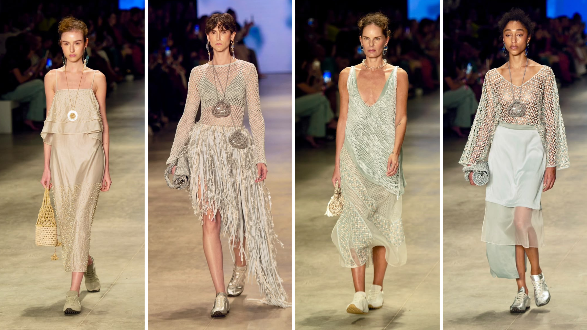 Catarina Mina no SPFW (Foto: Eduardo Martins/Brazil News)