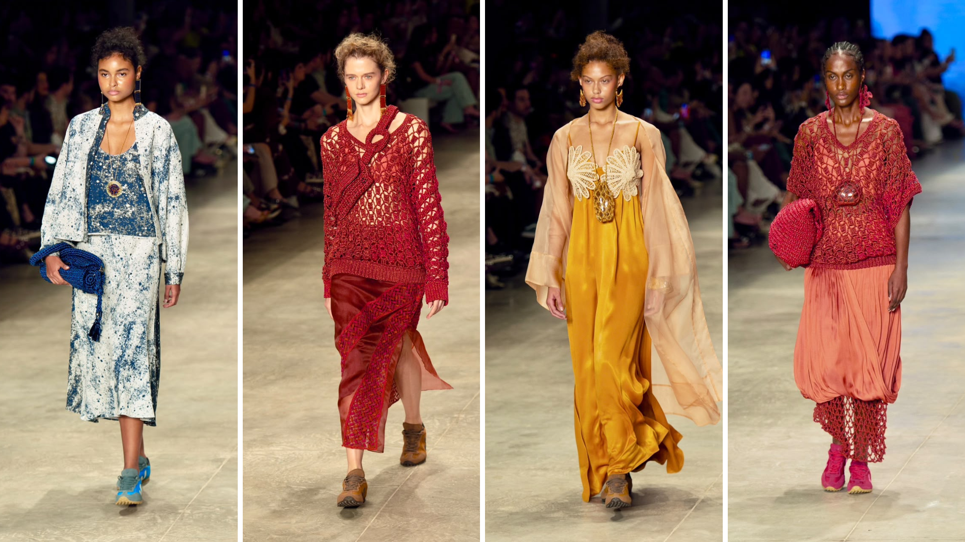 Catarina Mina no SPFW (Foto: Eduardo Martins/Brazil News)