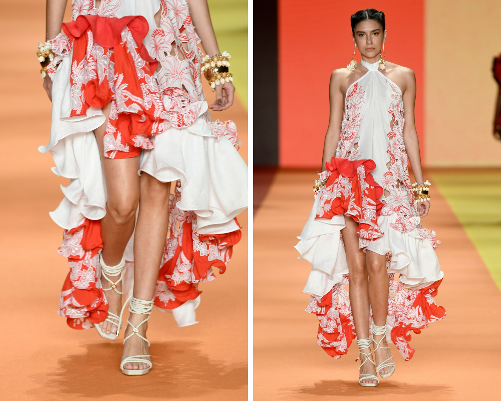 Desfile Amir Slama com sandália Luz da Lua (Foto: Fernanda Calfat/Divulgação)